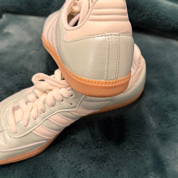 adidas Samba OG Women's Athletic Shoes - Mint Green and White - Picture 7 of 8